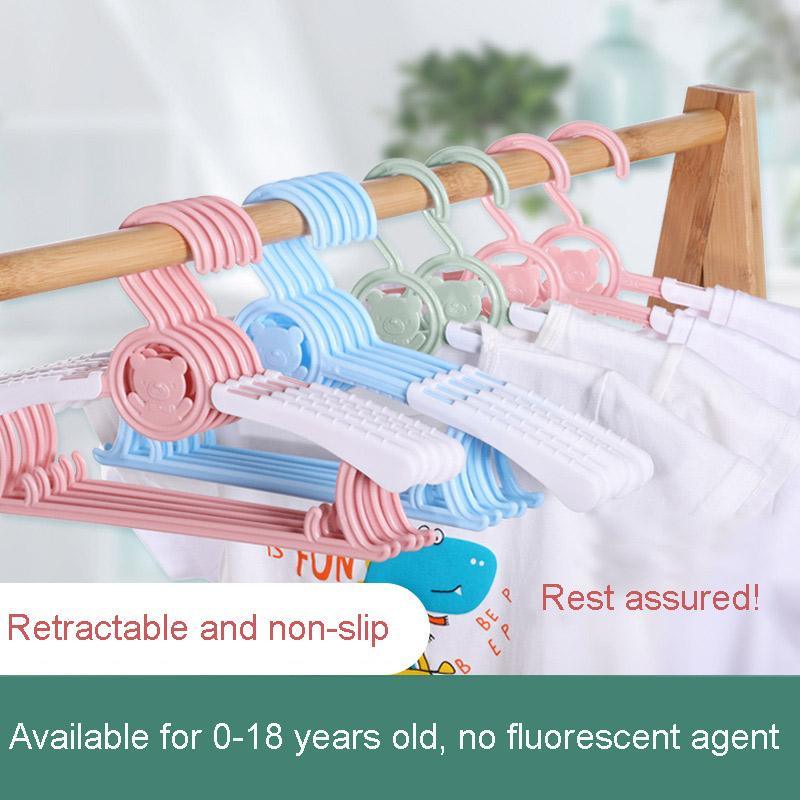 5pcs Baby Clothes Hanger Flexible Racks Plastic Clothing Display Kids –  Kora kids